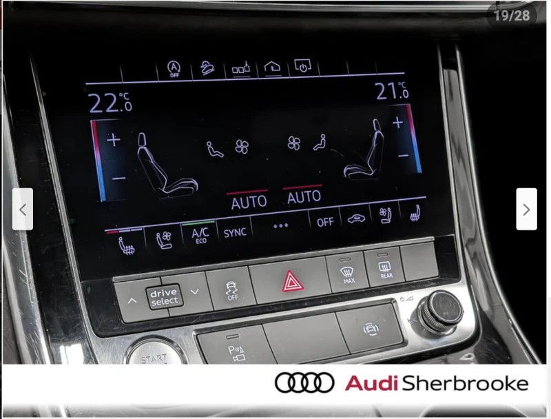 Audi Q8 3.0T* MATRIX* ОБДУХВАНЕ* ПАНОРАМА* LANE* ASSIST* , снимка 12 - Автомобили и джипове - 52835550