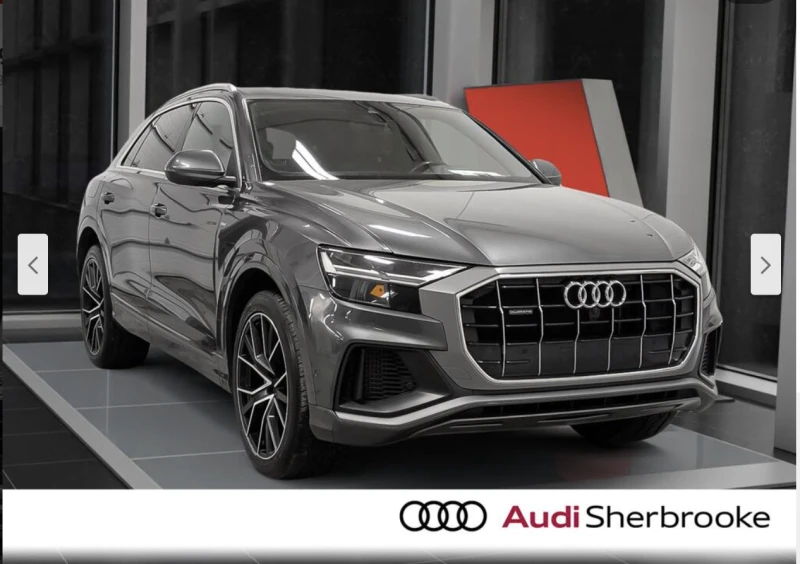 Audi Q8 3.0T* MATRIX* ОБДУХВАНЕ* ПАНОРАМА* LANE* ASSIST* , снимка 3 - Автомобили и джипове - 52835550