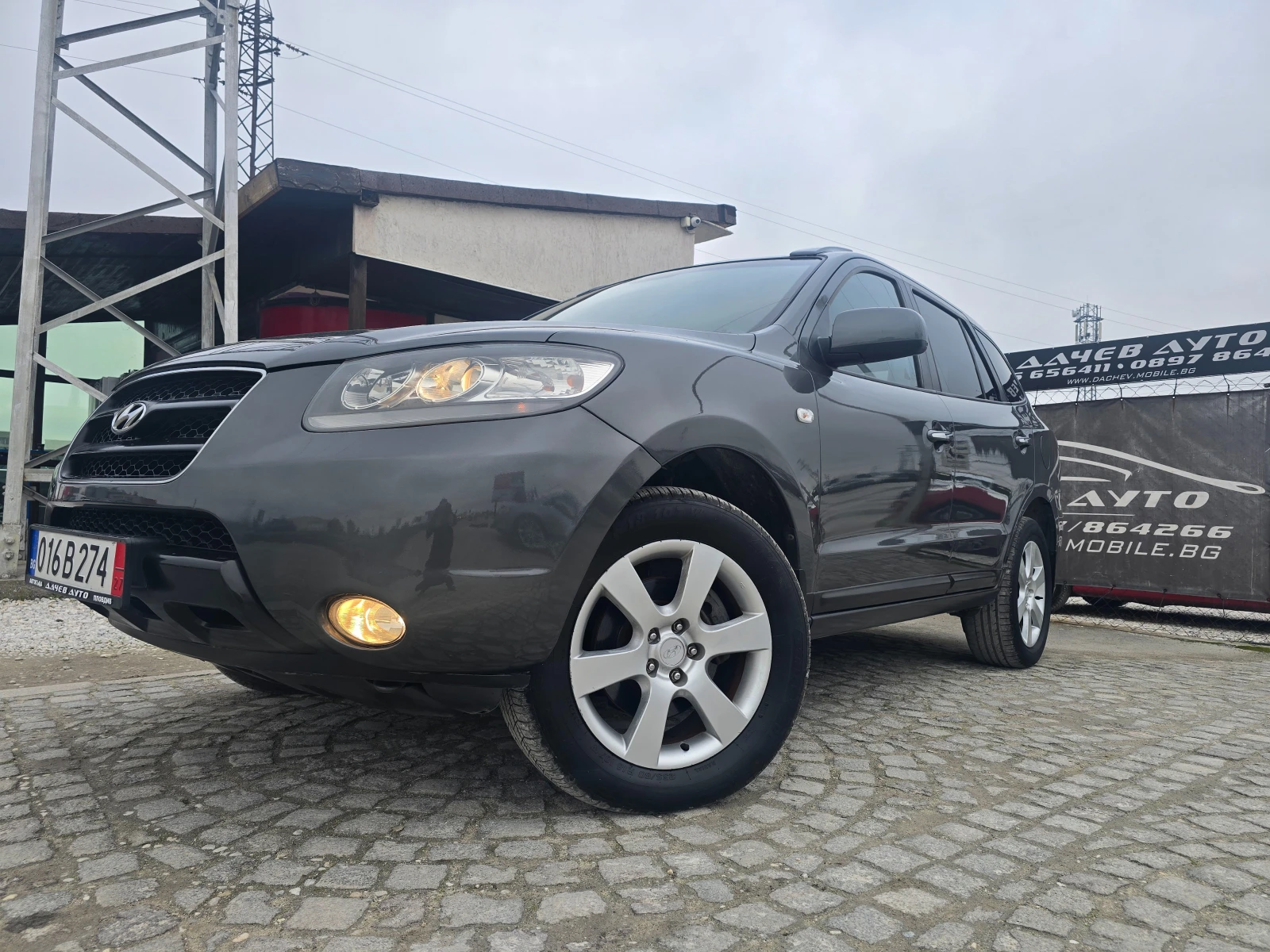 Hyundai Santa fe 08г.2, 2-155к.с.РЕАЛНИ КМ.ПЪЛНА СЕРВИЗНА ДОКУМЕНТА, снимка 1