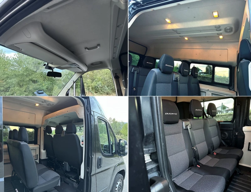 Fiat Ducato 2.3M-Jet* 8+ 1места* КЛИМА* КАМЕРА* ТЕГЛИЧ, снимка 16 - Бусове и автобуси - 50635764