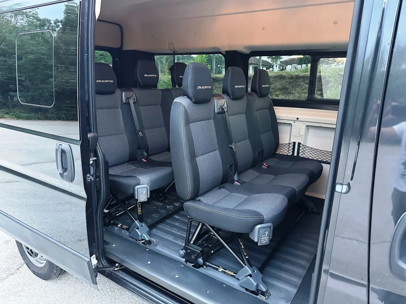 Fiat Ducato 2.3M-Jet* 8+ 1места* КЛИМА* КАМЕРА* ТЕГЛИЧ, снимка 10 - Бусове и автобуси - 50635764
