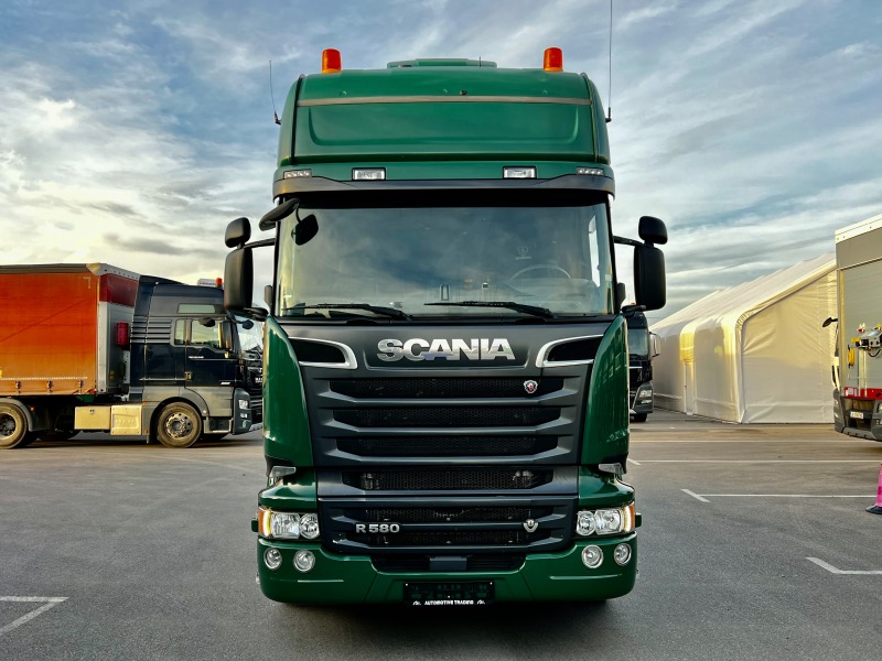 Scania Topline R580 V8 Retarder, ACC, Паркинг AC , снимка 4 - Камиони - 43966673