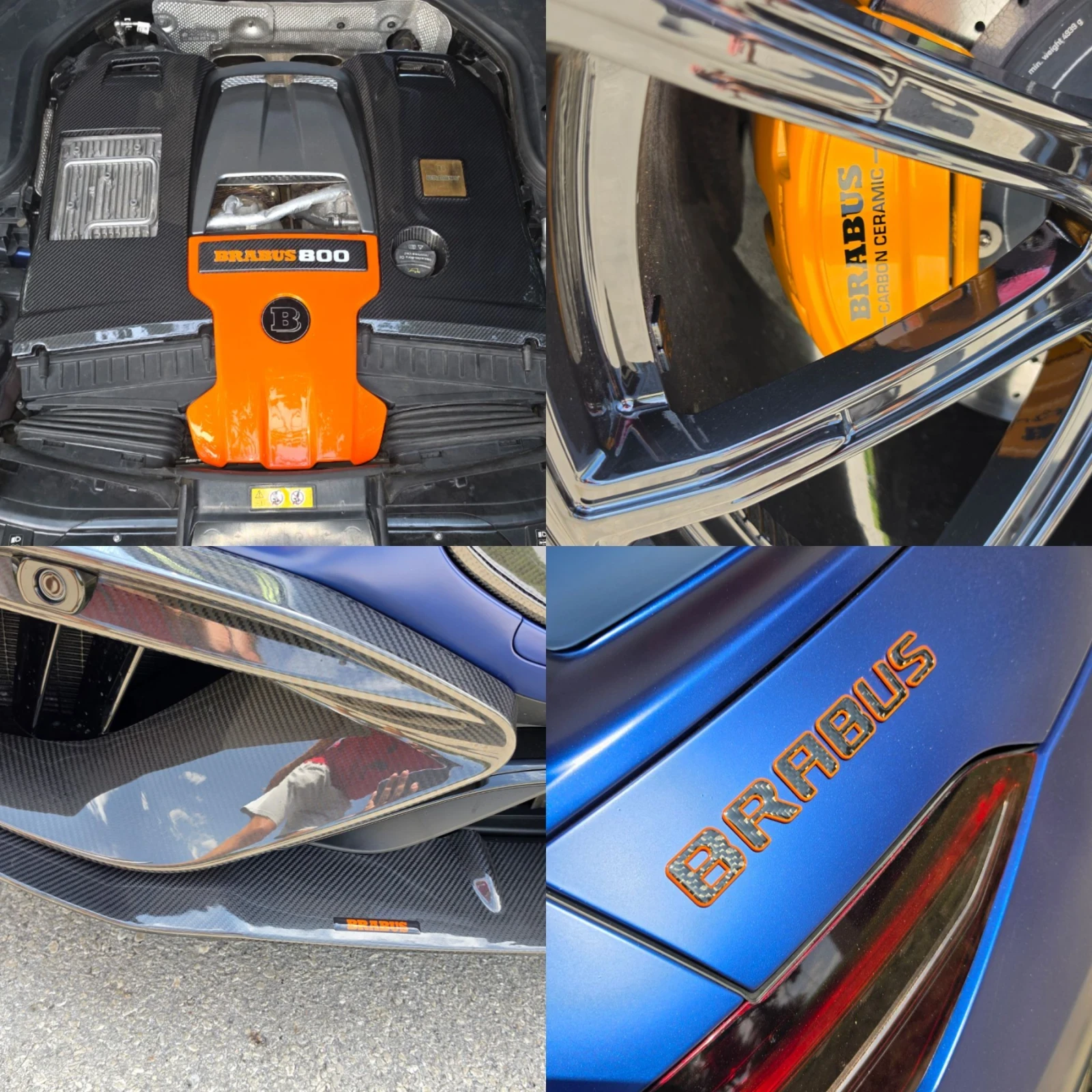 Mercedes-Benz AMG GT 63S Facelift BRABUS 800 4Matic, снимка 14 - Автомобили и джипове - 55555269