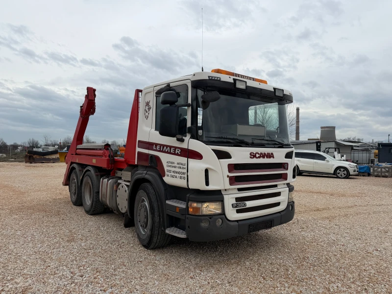 Scania P 380 6х2-Контеиноровоз, Внос, , , , снимка 6 - Камиони - 53565198