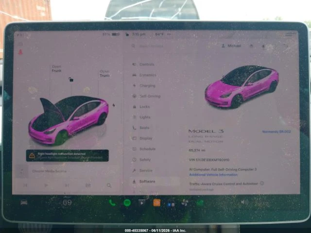 Tesla Model 3 LONG RANGE DUAL MOTOR ALL-WHEEL DRIVE, снимка 11 - Автомобили и джипове - 55547079