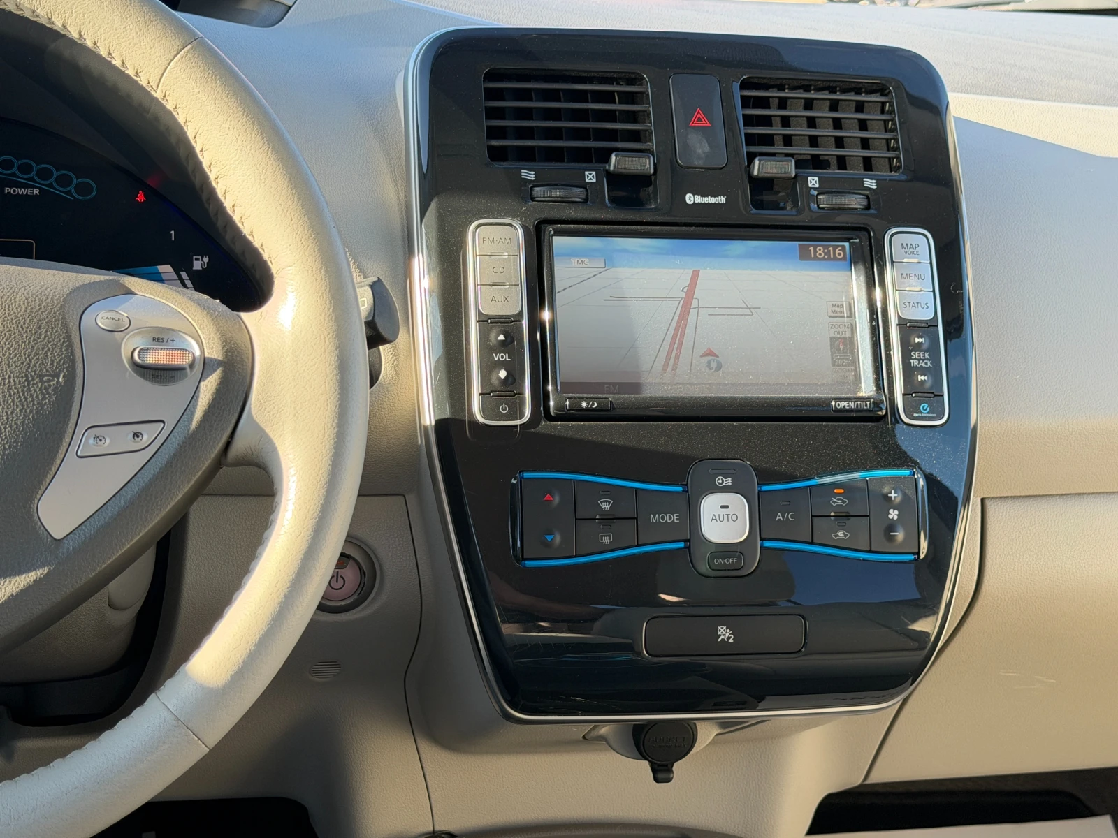 Nissan Leaf  24 KW, Нов внос, , , , снимка 12 - Автомобили и джипове - 54141413