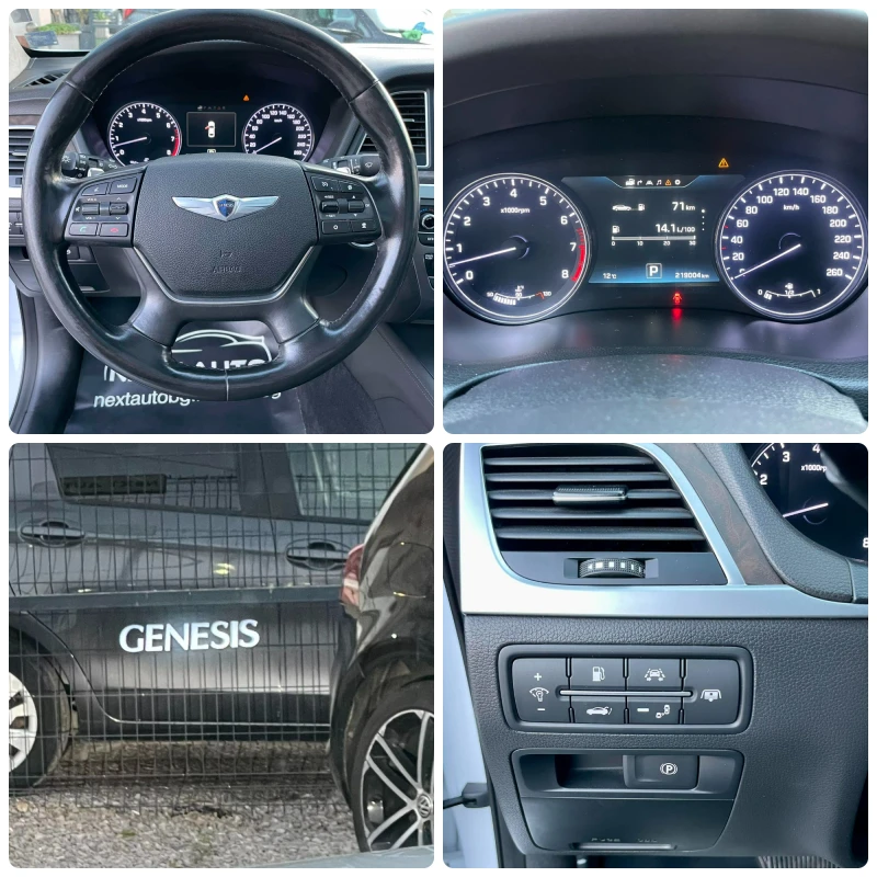 Hyundai Genesis 3.8i 316HP HUD PANO FULL, снимка 12 - Автомобили и джипове - 47778738