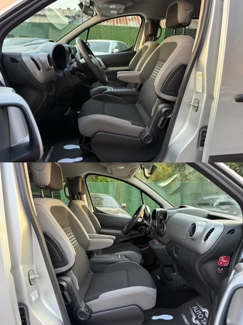 Citroen Berlingo 1.6HDI/Automatic/99hp/Euro 6/, снимка 10 - Автомобили и джипове - 50787226