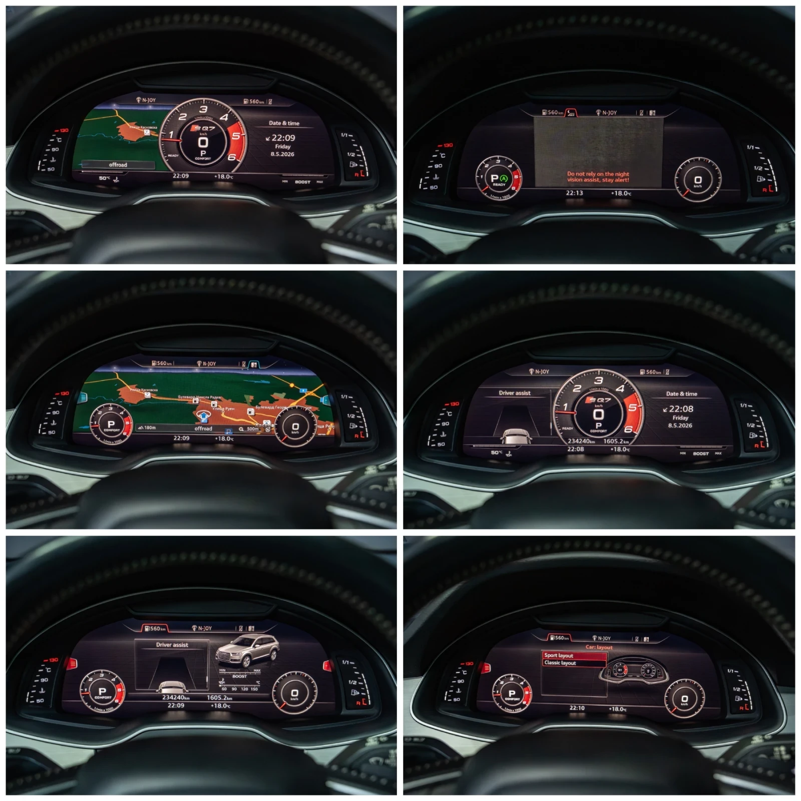 Audi Q7 3.0 TDI / SQ7 OPTIC / MATRIX / PANO / HUD / 3xTV /, снимка 15 - Автомобили и джипове - 54517560