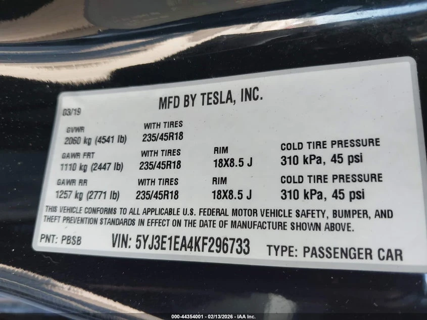 Tesla Model 3 Long Range/Mid Range/Standard Range/Standard Range, снимка 9 - Автомобили и джипове - 54419108