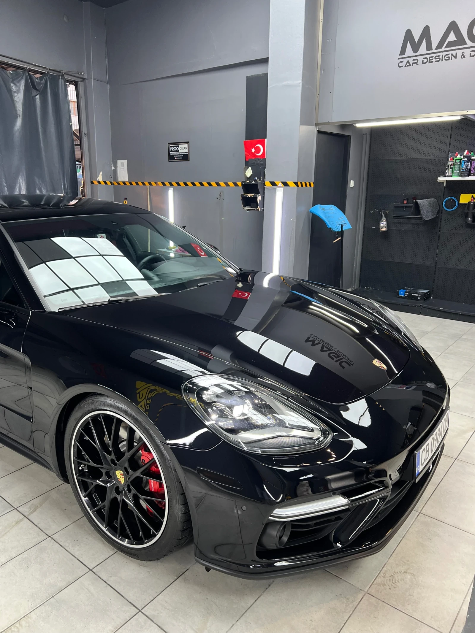 Porsche Panamera Turbo 4.0 V8/Panorama/Bose/Black Line/Downpipes, снимка 7 - Автомобили и джипове - 55743658