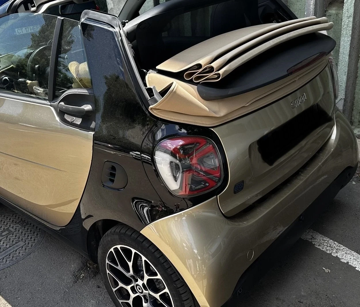 Smart Fortwo CABRIO 31000km 12.2020г, снимка 5 - Автомобили и джипове - 54092995
