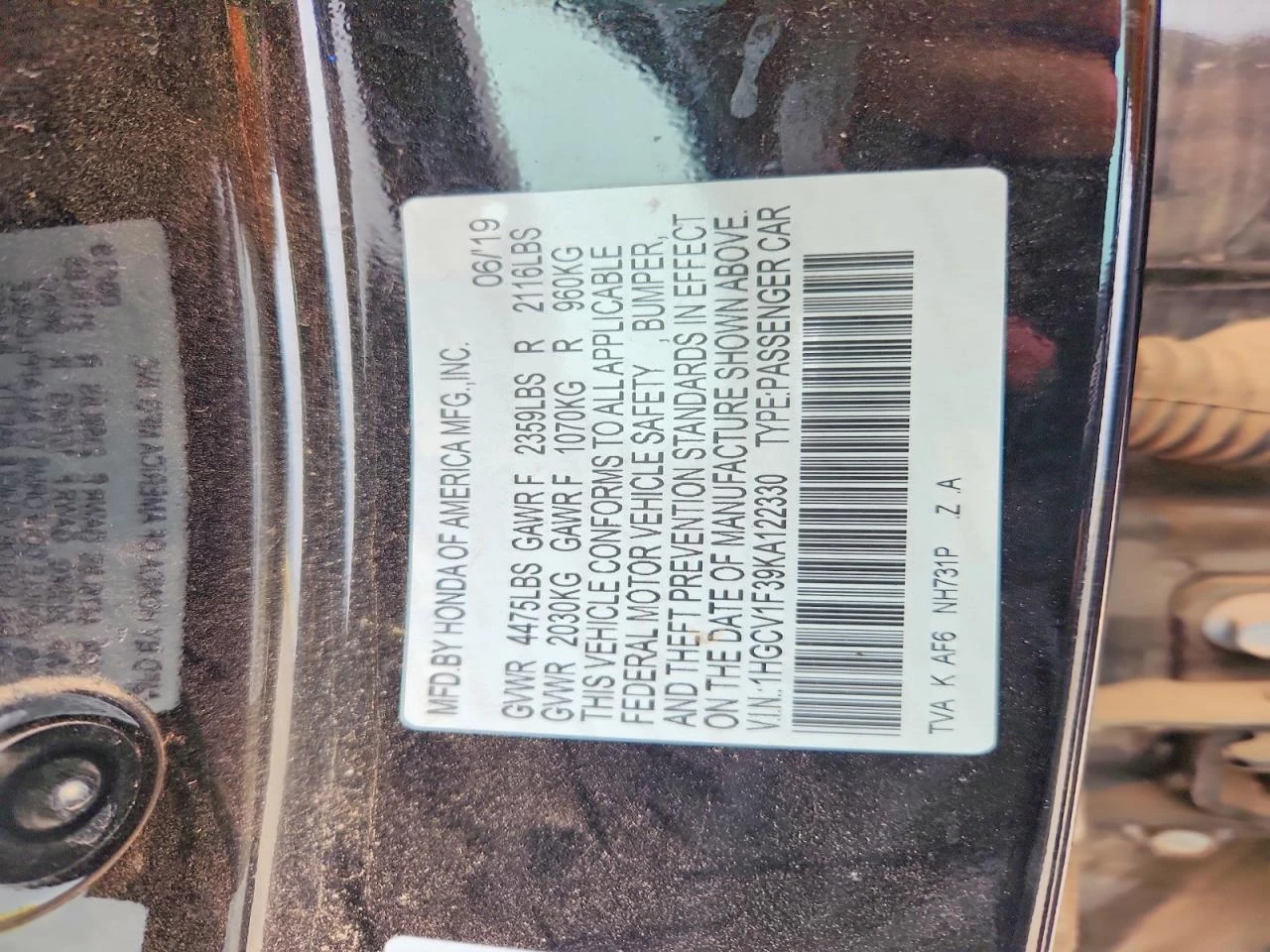 Honda Accord 1.5l Sport, снимка 12 - Автомобили и джипове - 54912816