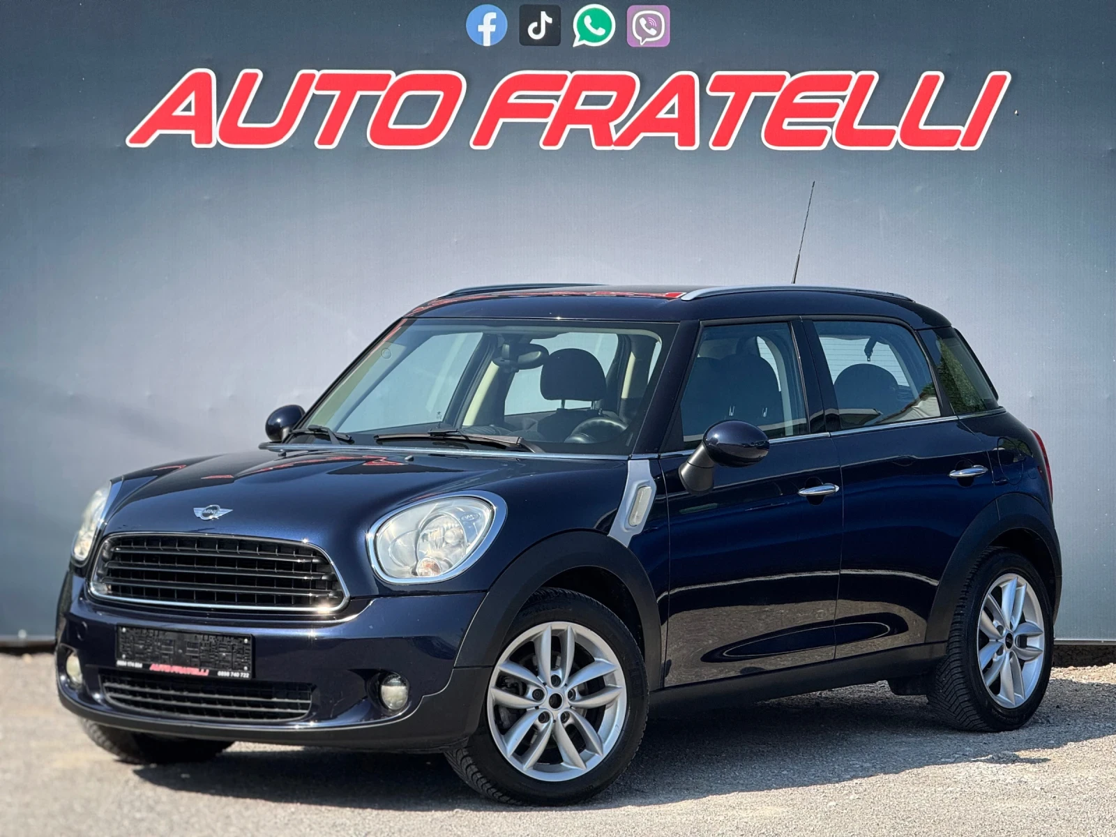 Mini Countryman 1.6D ЛИЗИНГ 100% ОДОБРЕНИЕ* БАРТЕР* ОБСЛУЖЕН - изображение 3