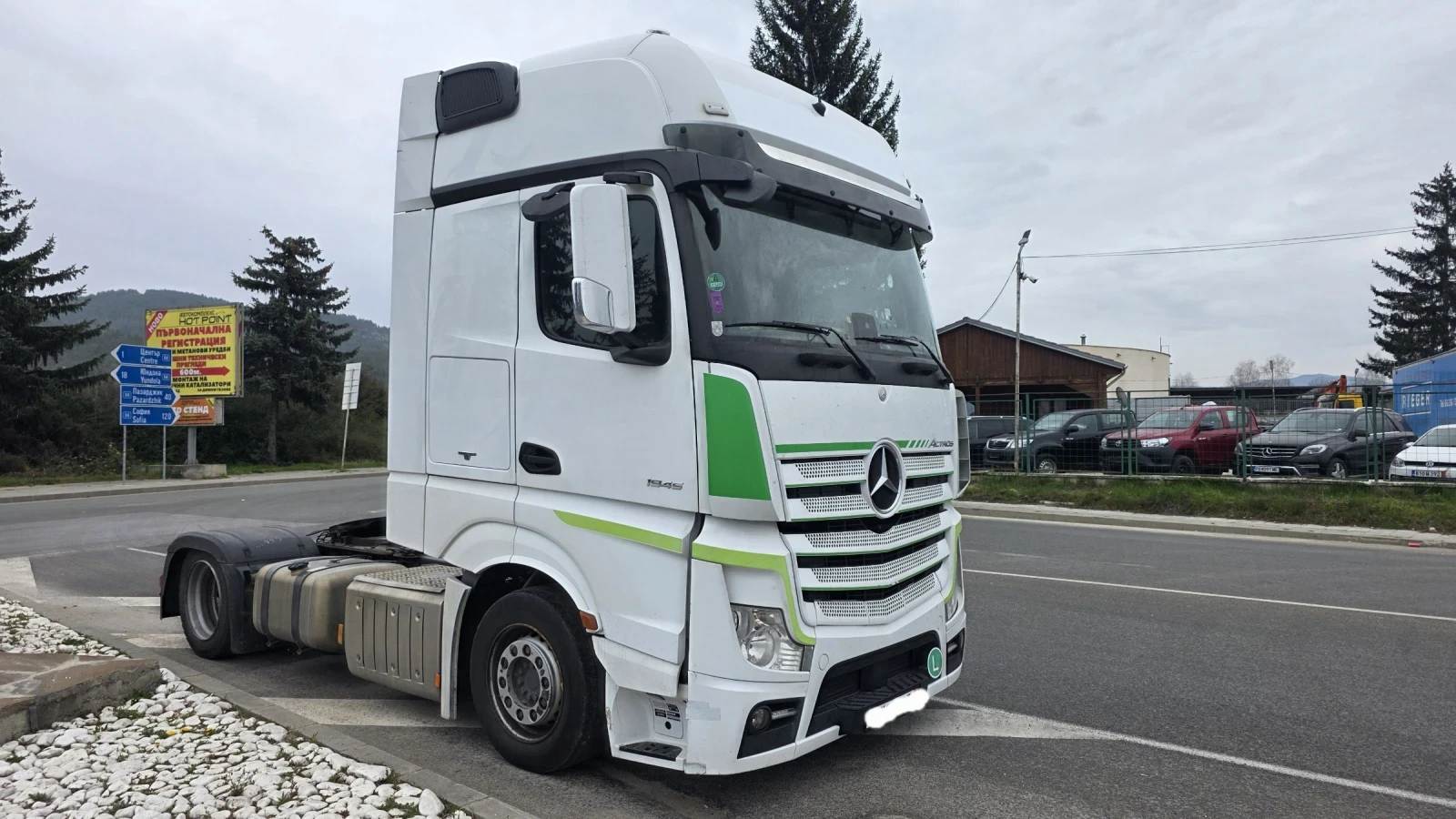 Mercedes-Benz Actros 18 45 EURO 6 МЕГА Хидравличен лафет, снимка 2 - Камиони - 54164092