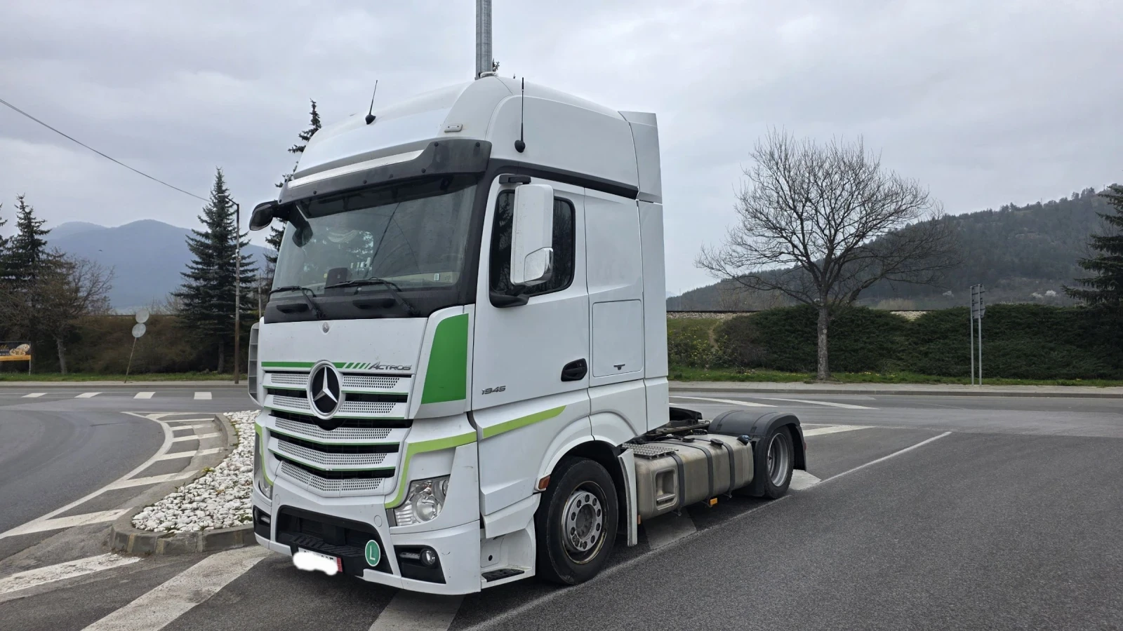 Mercedes-Benz Actros 18 45 EURO 6 МЕГА Хидравличен лафет