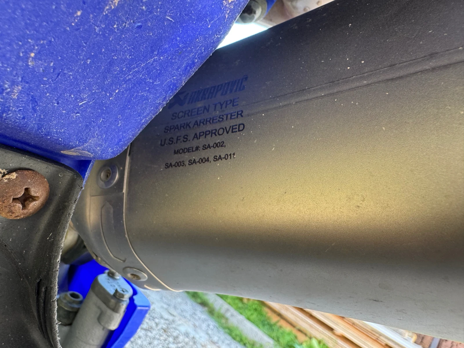 Yamaha Yzf FULL TITANIUM AKRAPOVIC - изображение 10