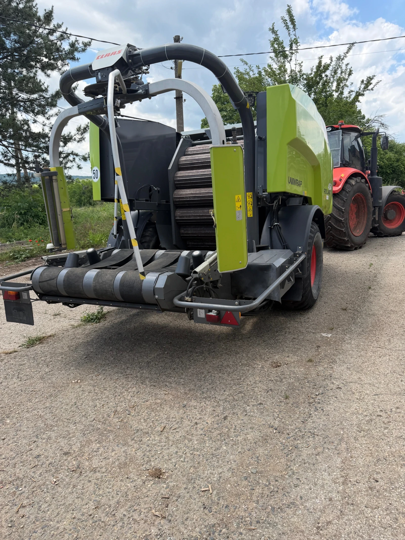 Балировачка Claas Rollant 454 RC Uniwrap, снимка 4 - Селскостопанска техника - 54824321