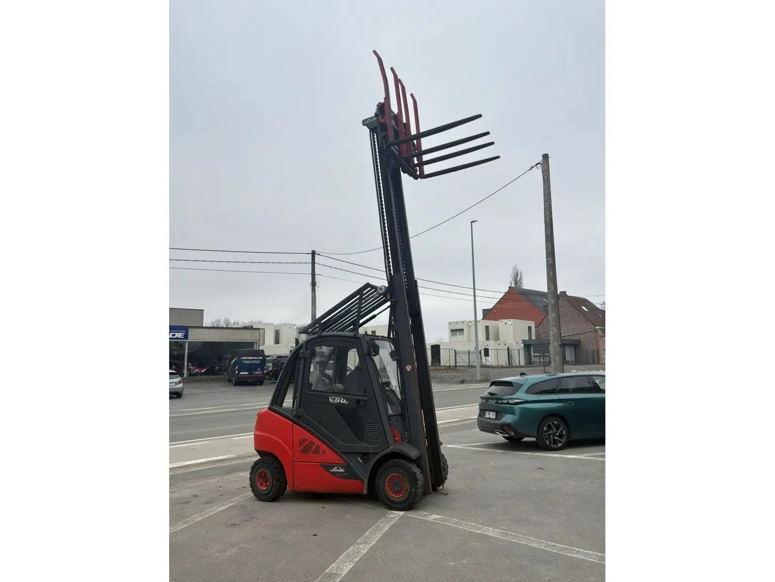 Мотокар Linde Дизел