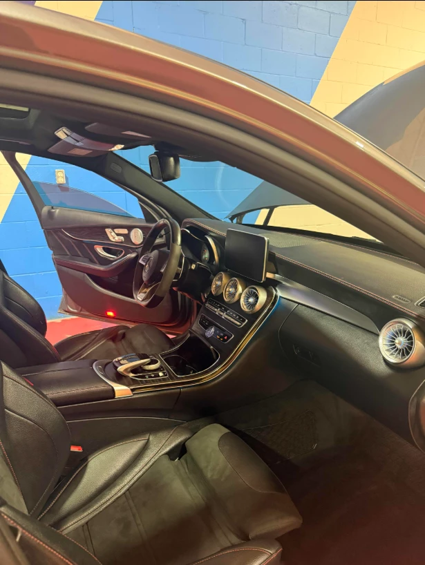 Mercedes-Benz C 43 AMG 4М* BURMERSTER* Ambient* Подгрев* Auto-dimming* , снимка 13 - Автомобили и джипове - 55966421