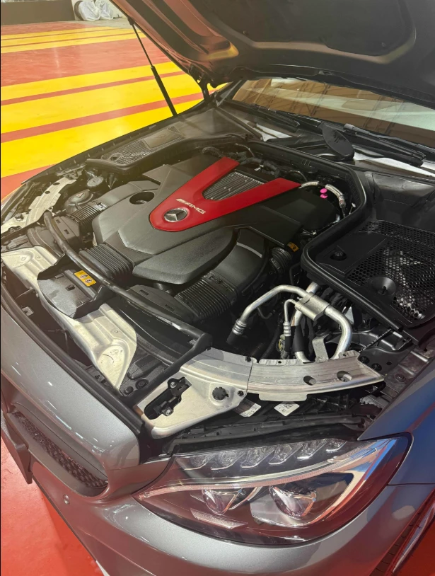 Mercedes-Benz C 43 AMG 4М* BURMERSTER* Ambient* Подгрев* Auto-dimming* , снимка 14 - Автомобили и джипове - 55966421
