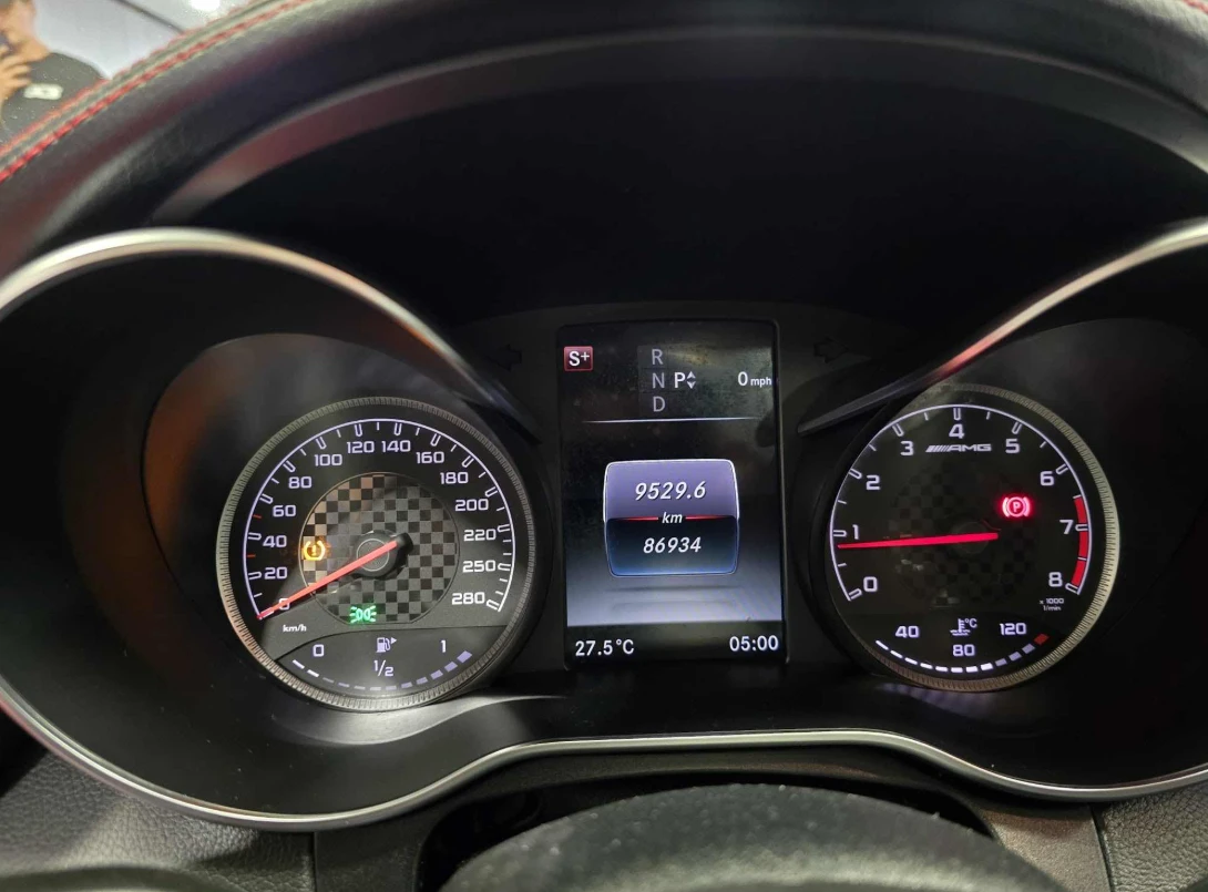 Mercedes-Benz C 43 AMG 4М* BURMERSTER* Ambient* Подгрев* Auto-dimming* , снимка 10 - Автомобили и джипове - 55966421