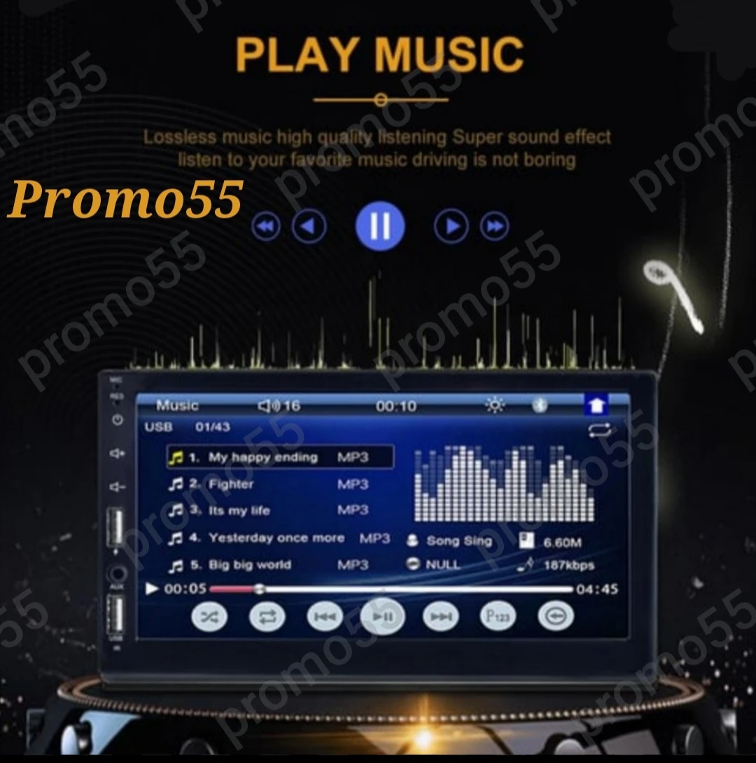    7  1Din MP5   Bluetooth 4x50W | Mobile.bg   5