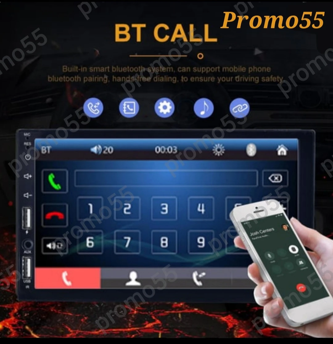    7  1Din MP5   Bluetooth 4x50W | Mobile.bg   4