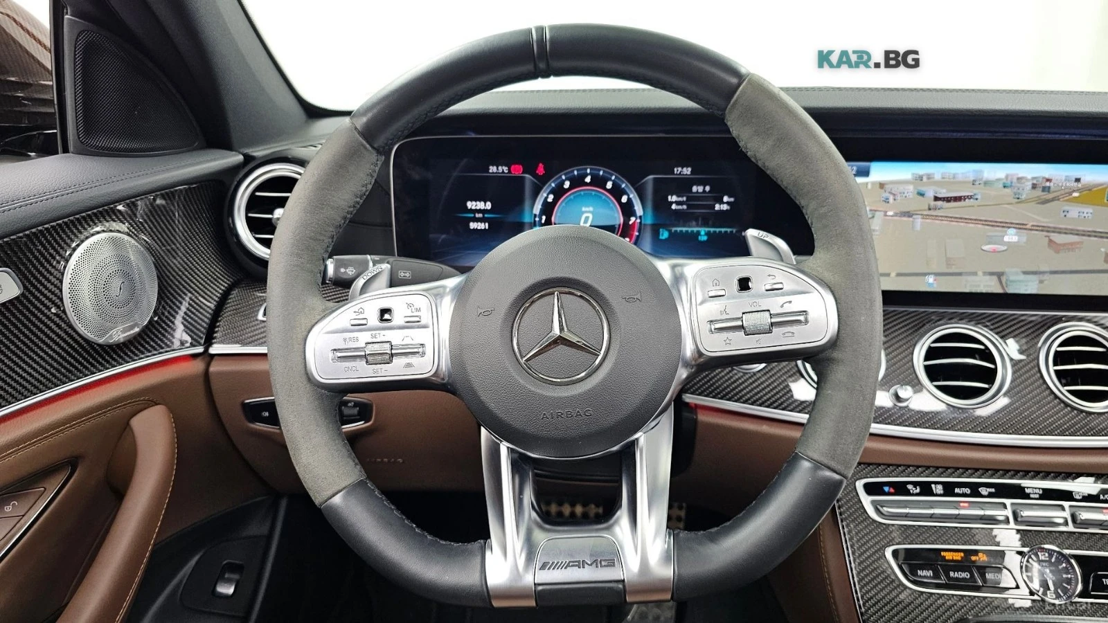Mercedes-Benz E 63 AMG 4MATIC* ПОДГРЕВ* ОБДУХВАНЕ* ПАНОРАМА* BURMESTER* , снимка 13 - Автомобили и джипове - 55276420