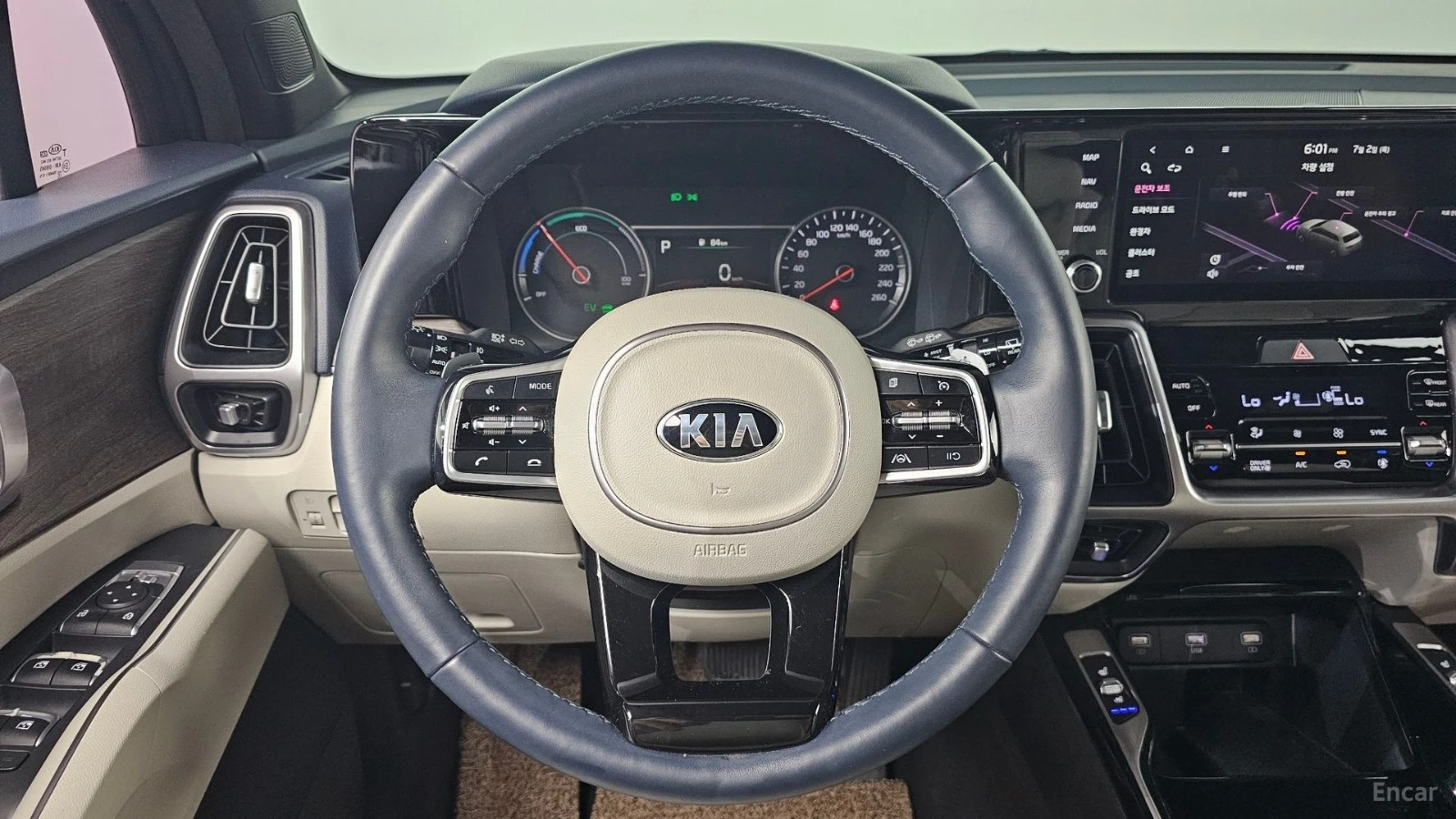 Kia Sorento HEV 1.6 4WD Prestige* КОЖА* ОБДУХВ* НАВИ, снимка 11 - Автомобили и джипове - 55512396