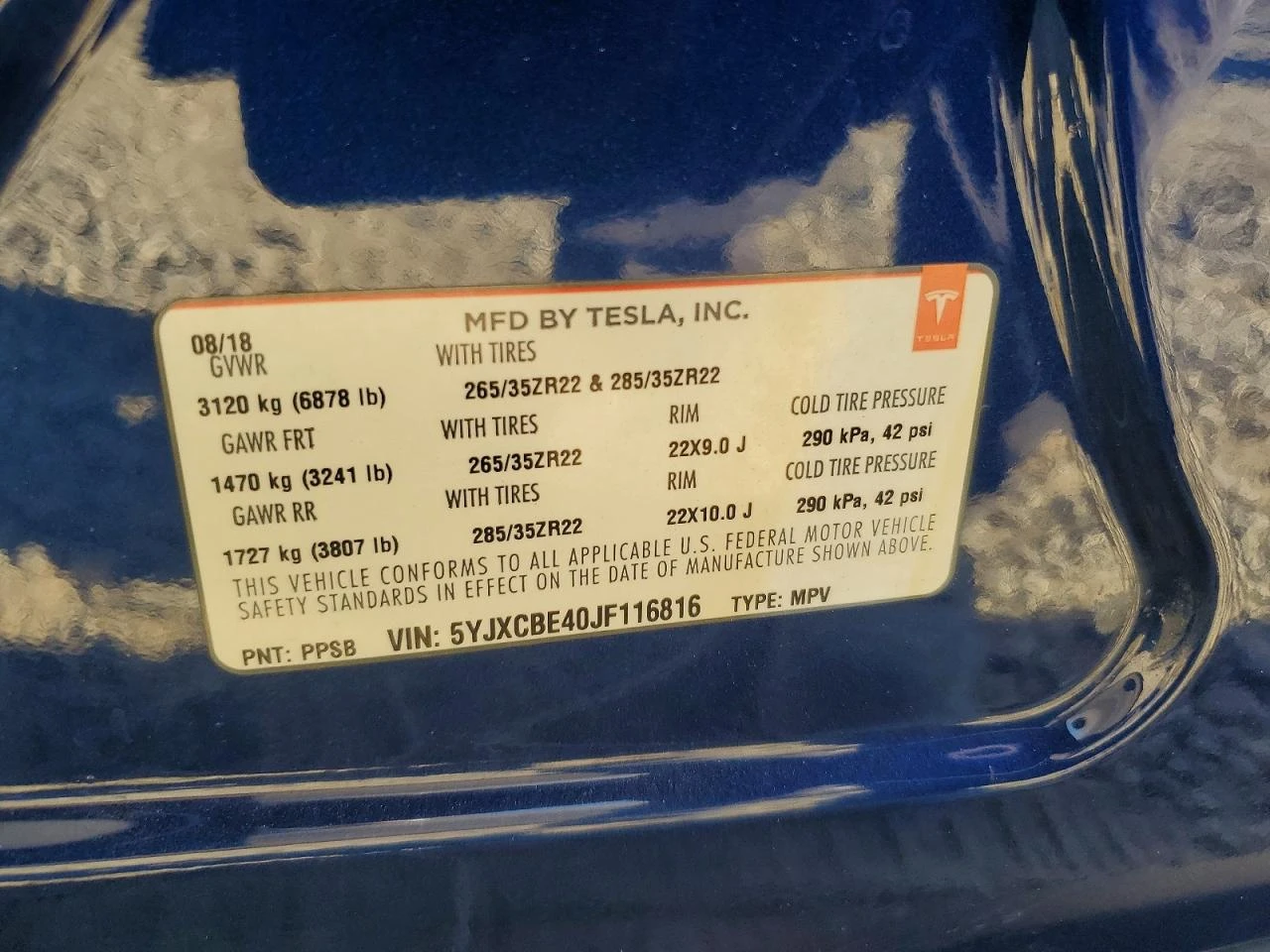 Tesla Model X, снимка 13 - Автомобили и джипове - 56525929
