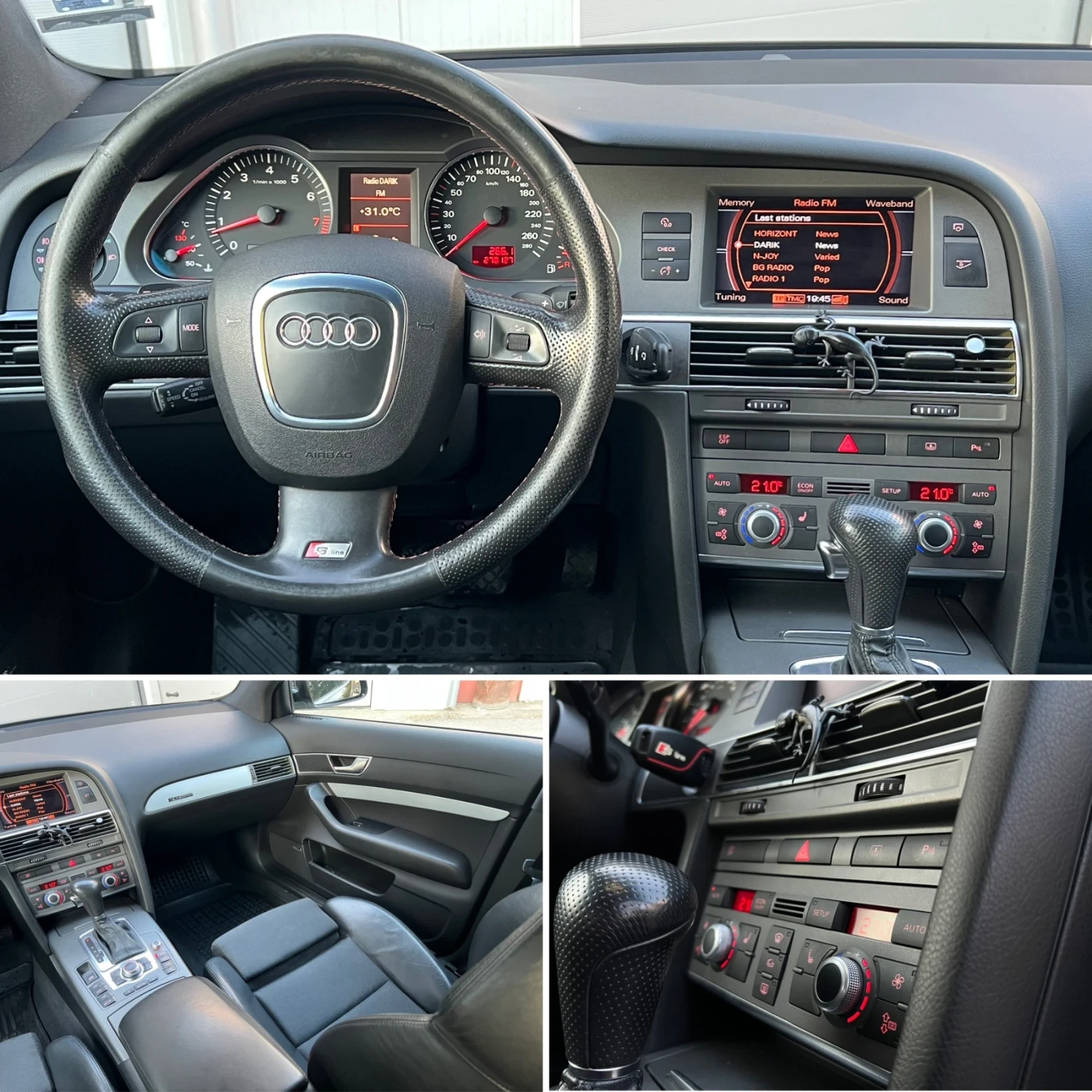 Audi A6 3.2 FSI S-LINE ПЕРФЕКТНО СЪСТОЯНИЕ! | Mobile.bg — изображение 14