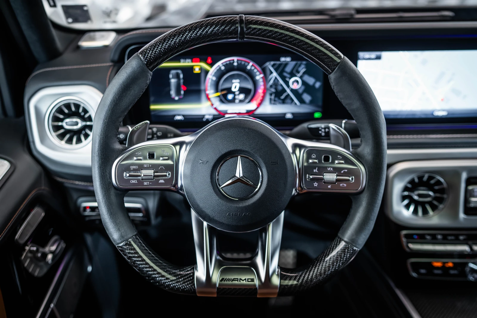 Mercedes-Benz G 63 AMG Brabus* Carbon* Manufaktur* Burm* 360, снимка 10 - Автомобили и джипове - 54566069