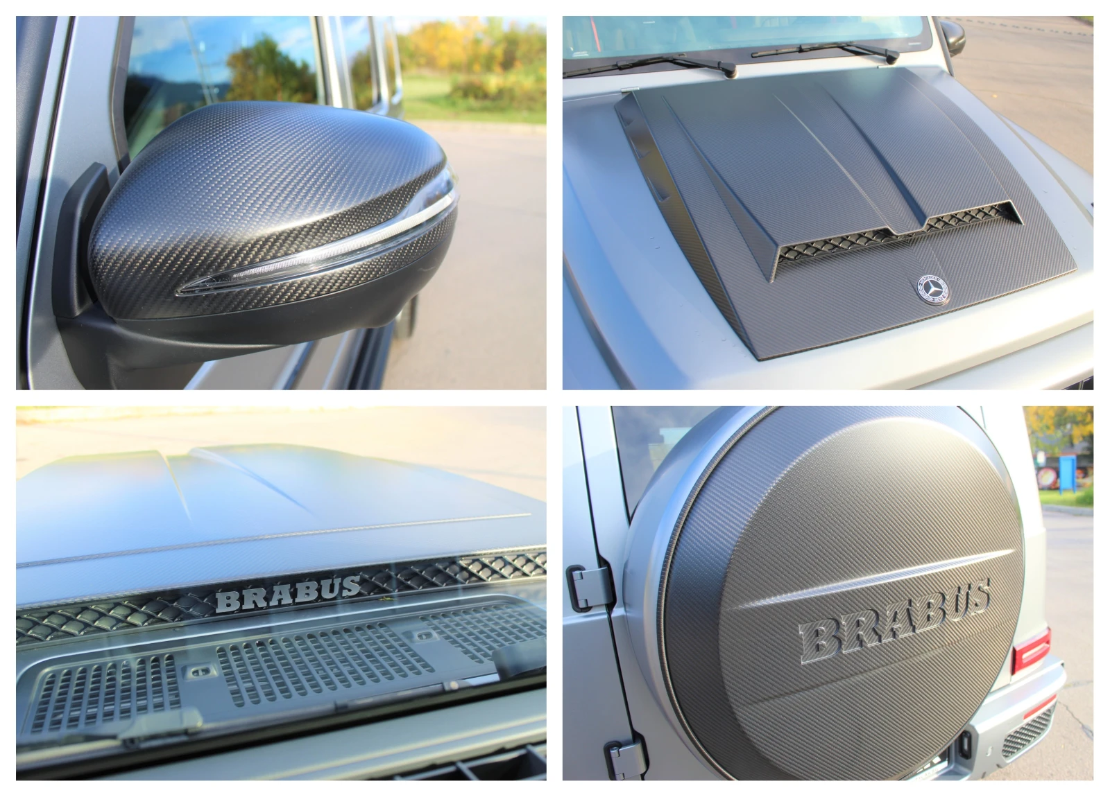 Mercedes-Benz G 63 AMG G 700  BRABUS WIDESTAR / CARBON MAT / 23 / NIGHT, снимка 16 - Автомобили и джипове - 56311862