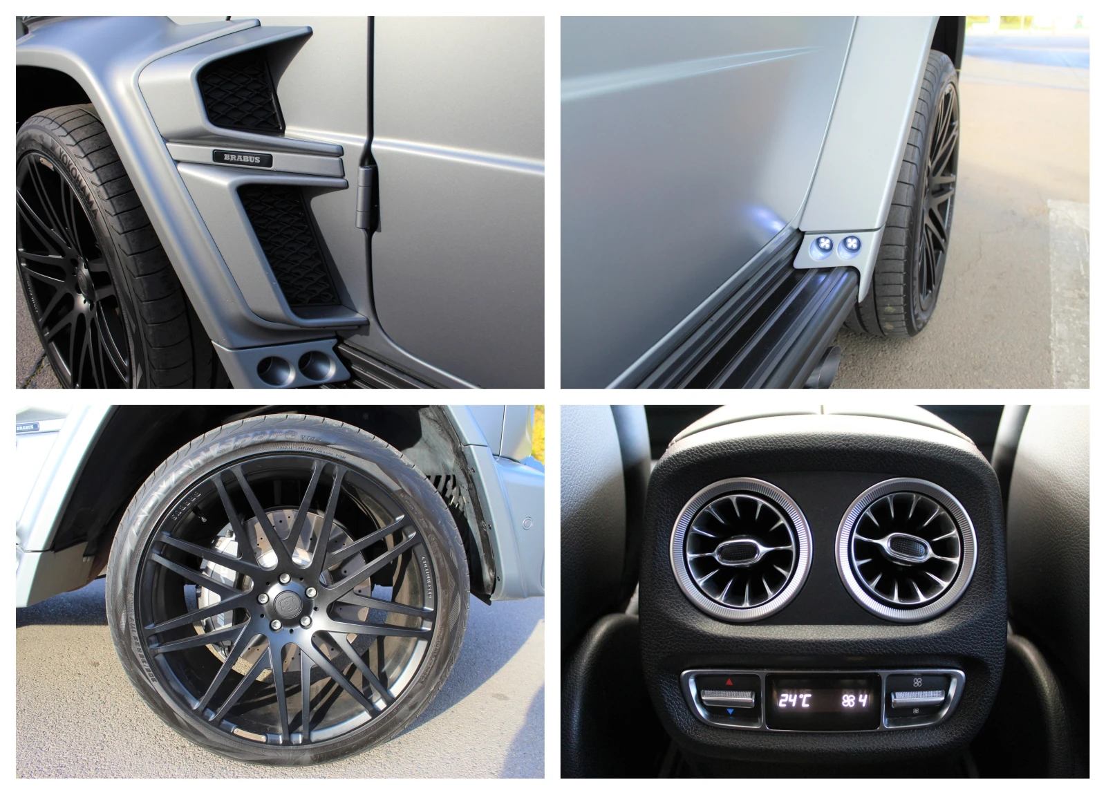 Mercedes-Benz G 63 AMG G 700  BRABUS WIDESTAR / CARBON MAT / 23 / NIGHT, снимка 17 - Автомобили и джипове - 56311862