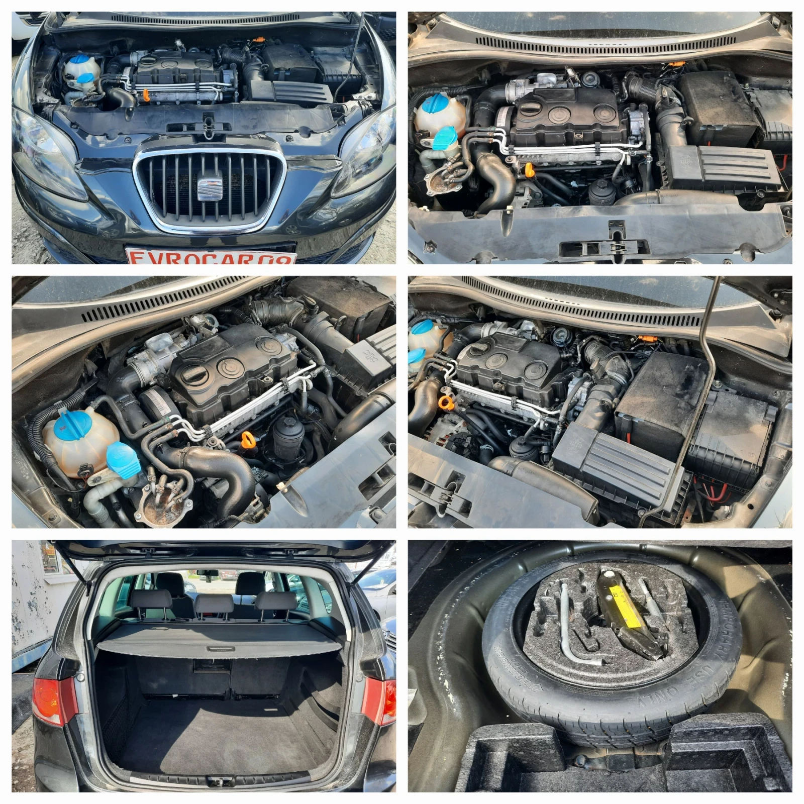 Seat Altea 2.0TDI АВТОМАТ ХL, снимка 15 - Автомобили и джипове - 54049629