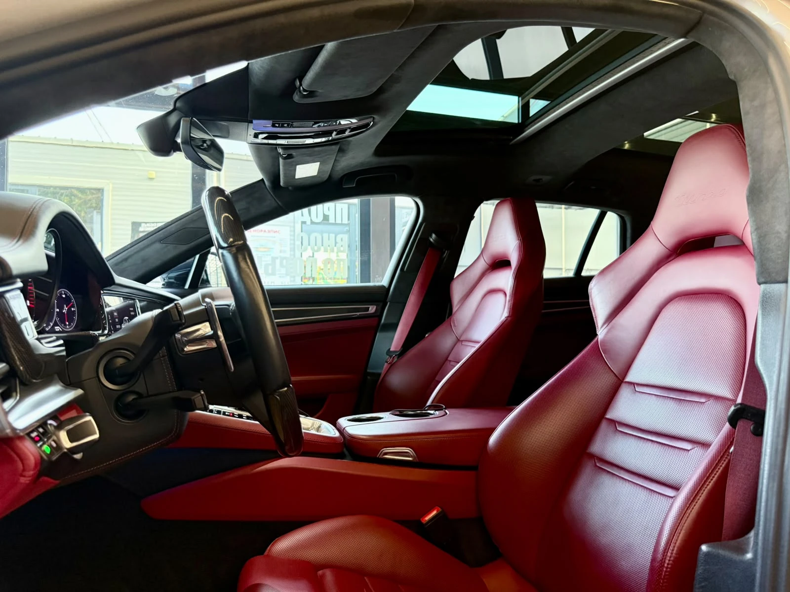 Porsche Panamera Turbo* Carbon* SportChrono* Burmester* ЛИЗИНГ, снимка 8 - Автомобили и джипове - 55302585