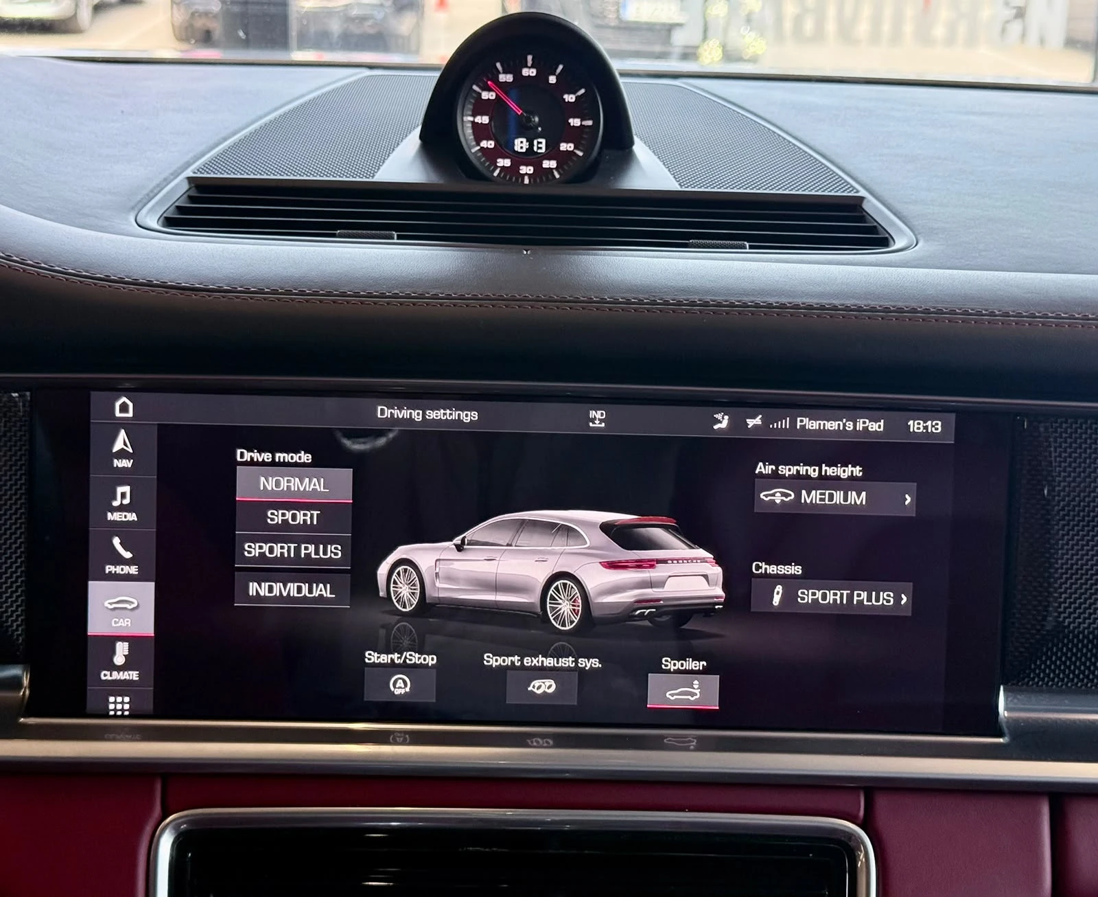 Porsche Panamera Turbo* Carbon* SportChrono* Burmester* ЛИЗИНГ, снимка 13 - Автомобили и джипове - 55302585