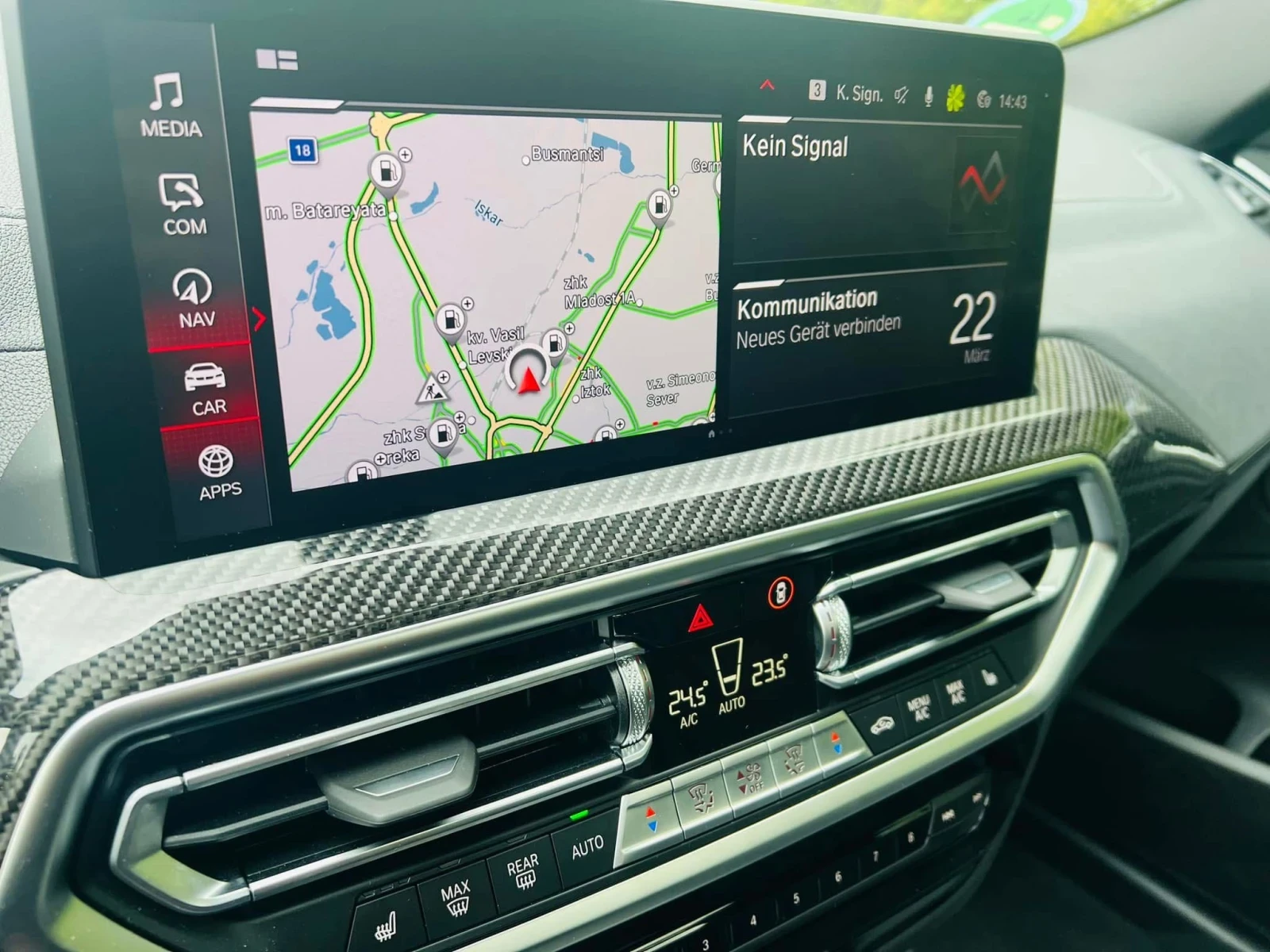 BMW X4 M Competition/H&K/Panorama , снимка 9 - Автомобили и джипове - 55211408