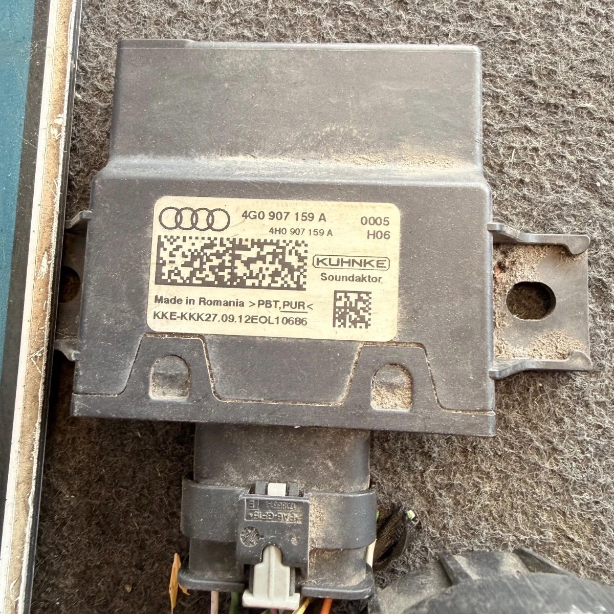 Модул за синтезиране на звука на двигателя за Ауди Audi A6 A7 4G C7 4G0907159A-1