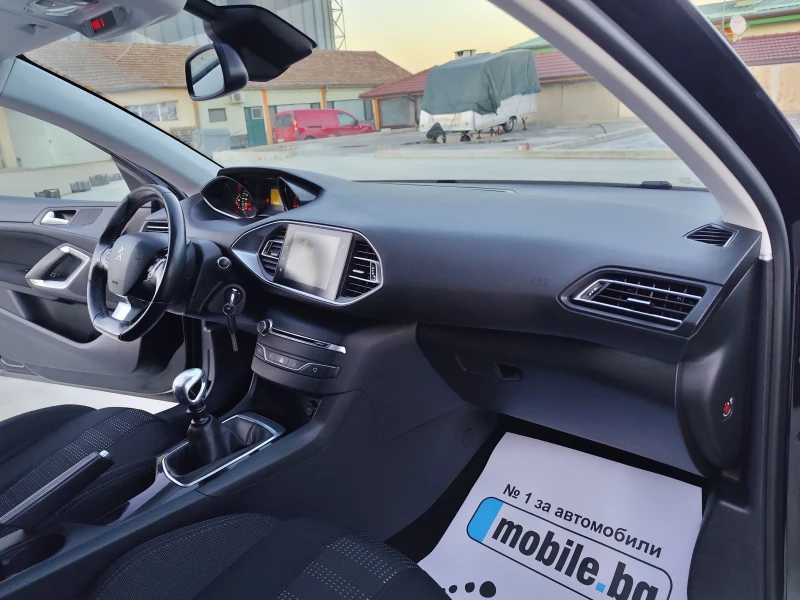 Peugeot 308 1.6HDI-LED-NAVI-КАМЕРА-ПАНОРАМА-EU-6, снимка 17 - Автомобили и джипове - 53458552