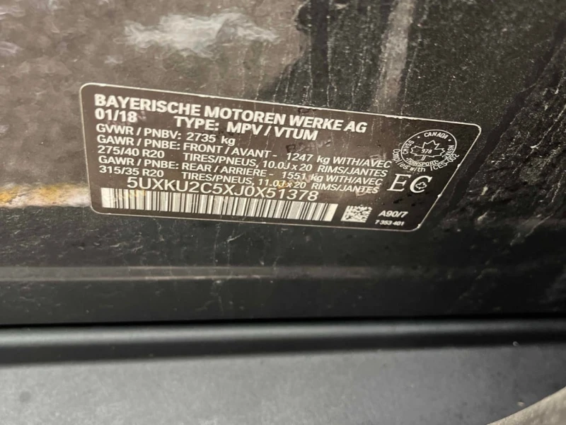 BMW X6 * xDrive35i * CARFAX * БЕЗ ПЪРВОНАЧАЛНА ВНОСКА, снимка 10 - Автомобили и джипове - 52772462