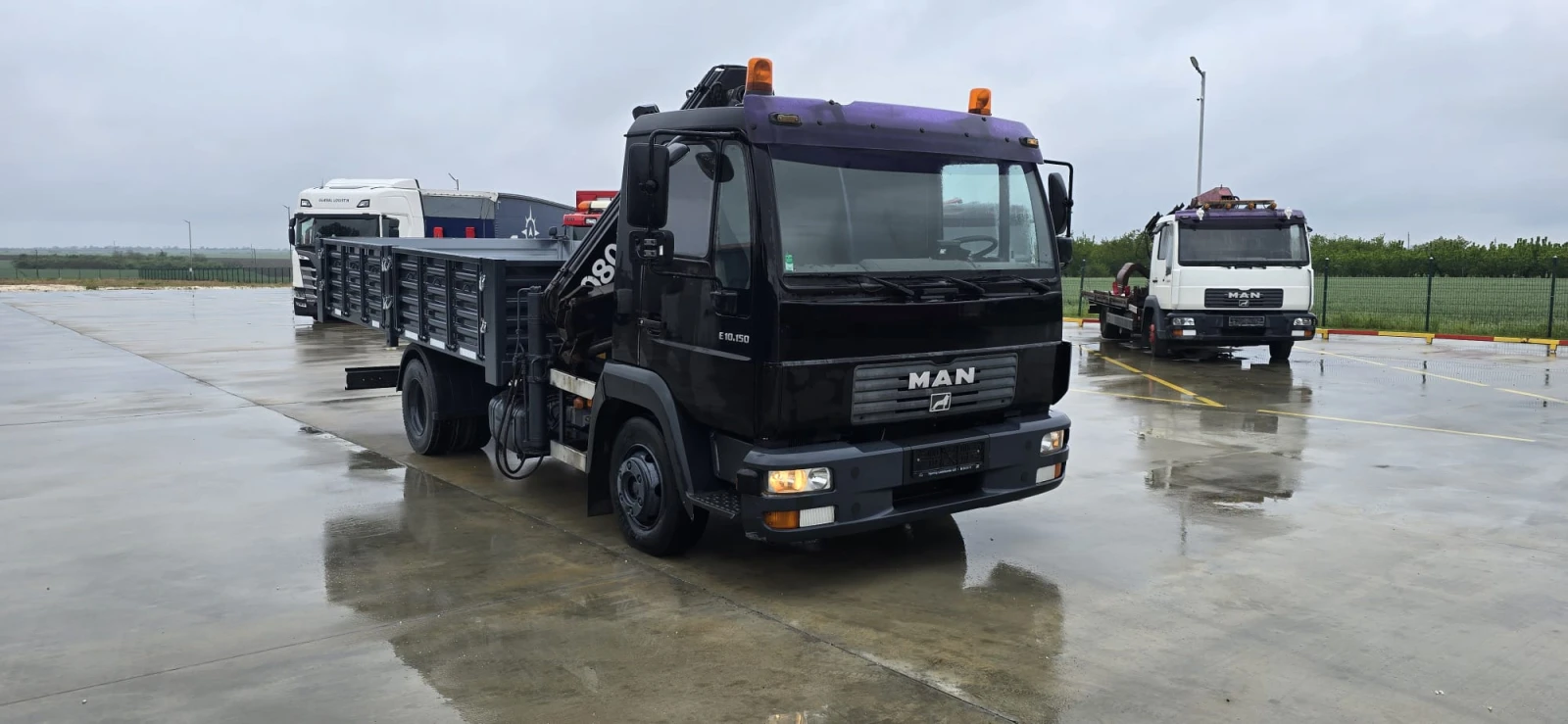 Man 10.150 с кран, снимка 1