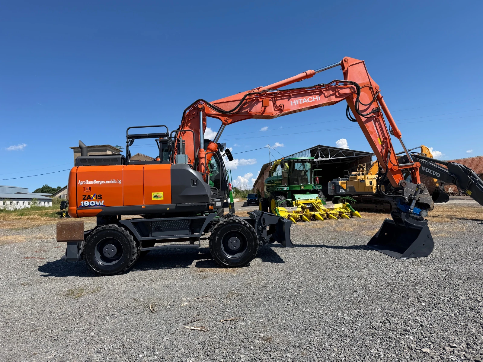 Багер Hitachi ZX 190 W-6 ЛИЗИНГ, снимка 8 - Индустриална техника - 53931369