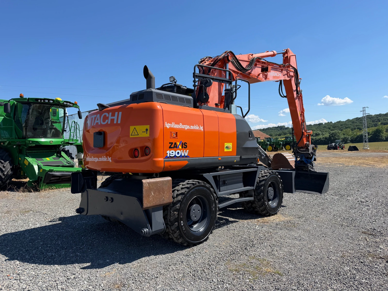 Багер Hitachi ZX 190 W-6 ЛИЗИНГ, снимка 7 - Индустриална техника - 53931369