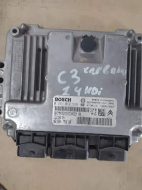 9663475880  EDC16C34   компютър двигател за PEUGEOT, CITROEN 1.4 HDI   Bosch  0 281 012 529 , снимка 1 - Части - 47879283