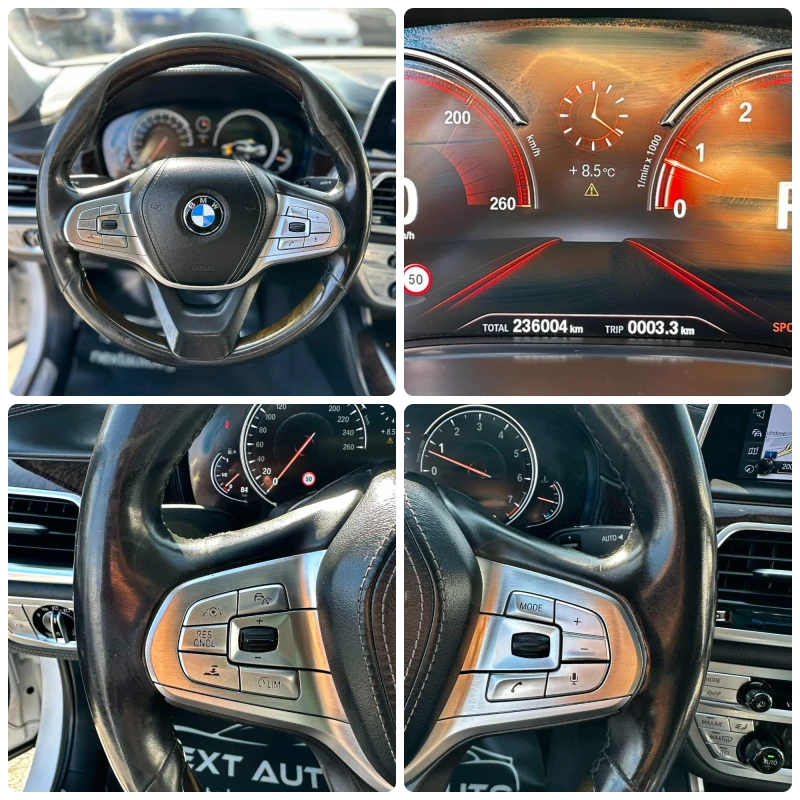 BMW 750 LXi PRESIDENT FULL XDRIVE DISTRONIC HUD H/K МАСАЖ, снимка 14 - Автомобили и джипове - 52077678