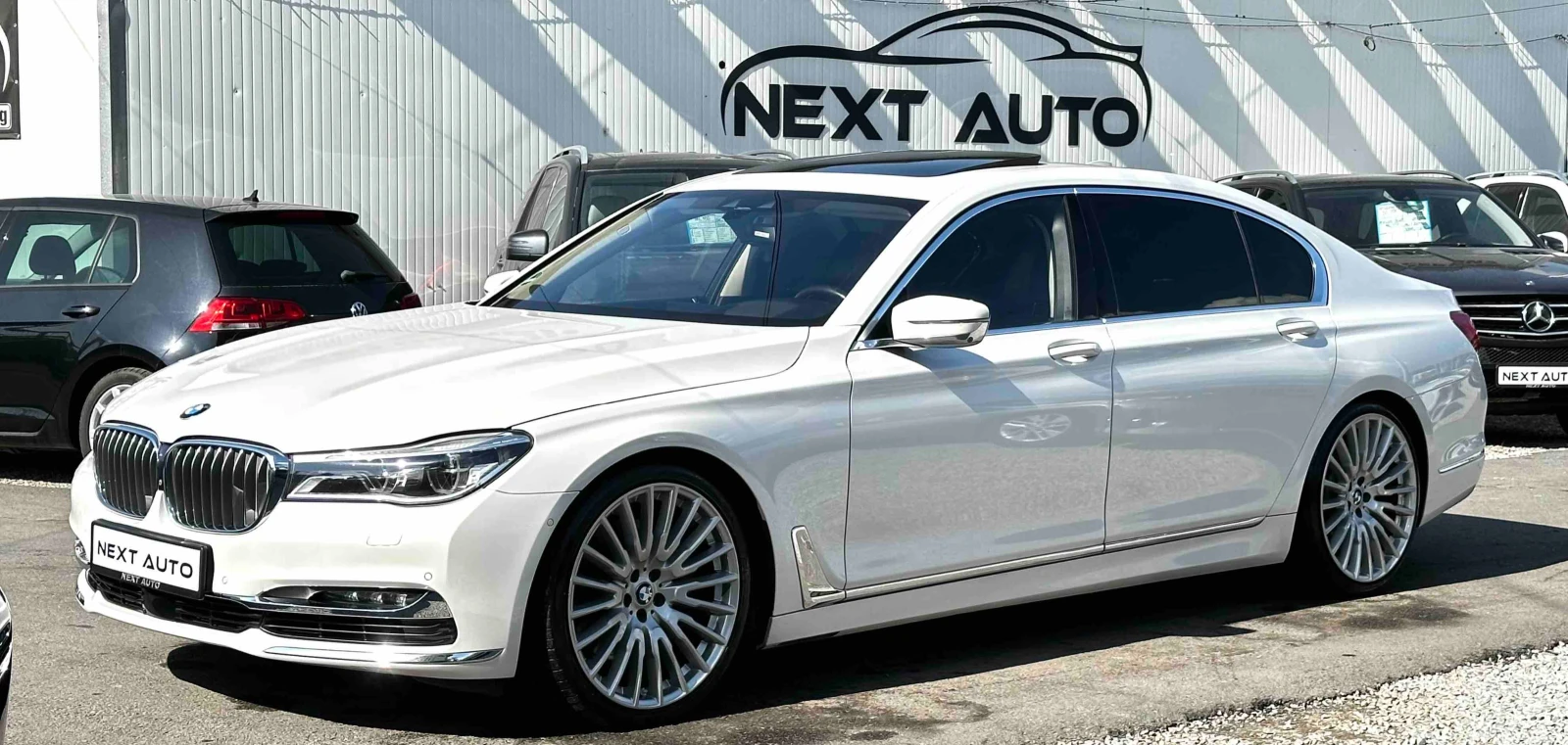 BMW 750 LXi PRESIDENT FULL XDRIVE DISTRONIC HUD H/K МАСАЖ, снимка 1