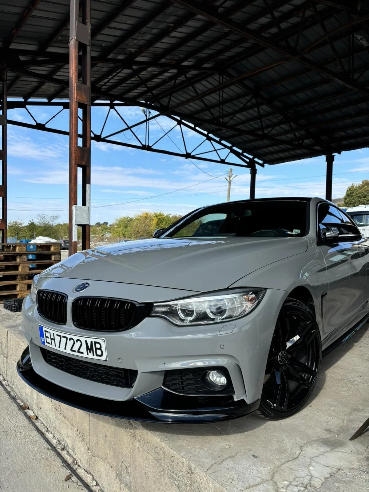 BMW 428 * NARDOGRAY* РЪЧКА* ЗАДНО*  - [1] 