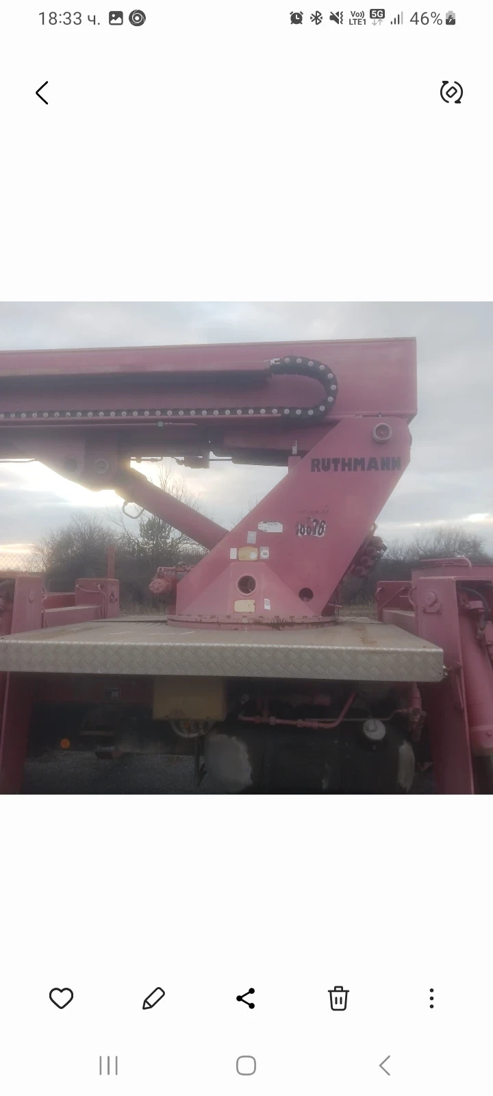 Mercedes-Benz 1622 Автовишка 22 метра  , снимка 14 - Камиони - 52806765